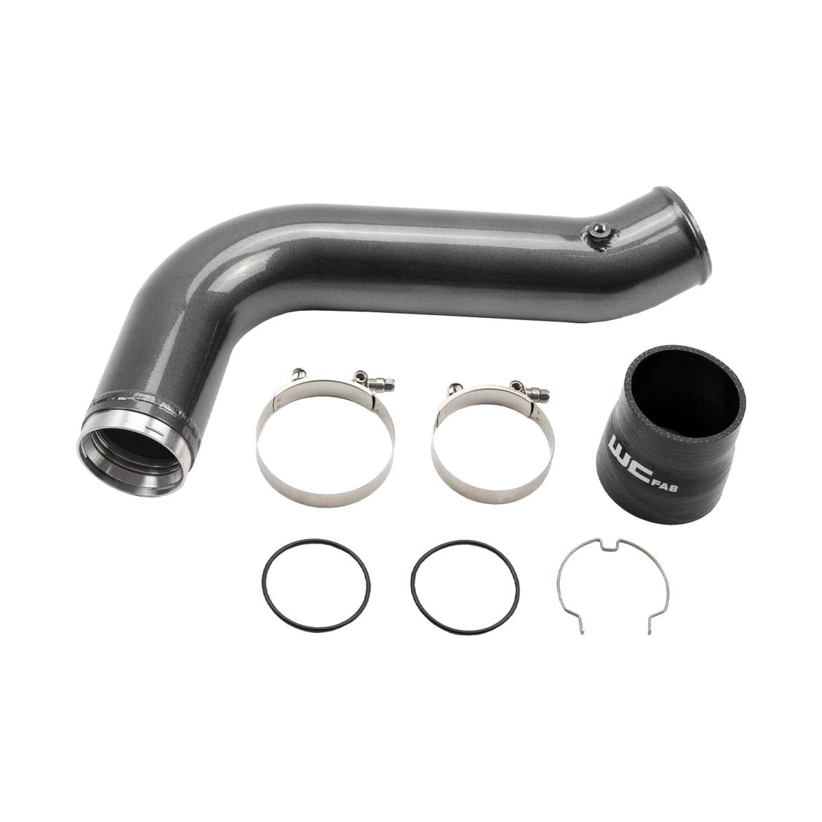 WCFab 2017-2019 L5P Duramax 3.5" Passenger (Cold) Side Intercooler Pipe Kit