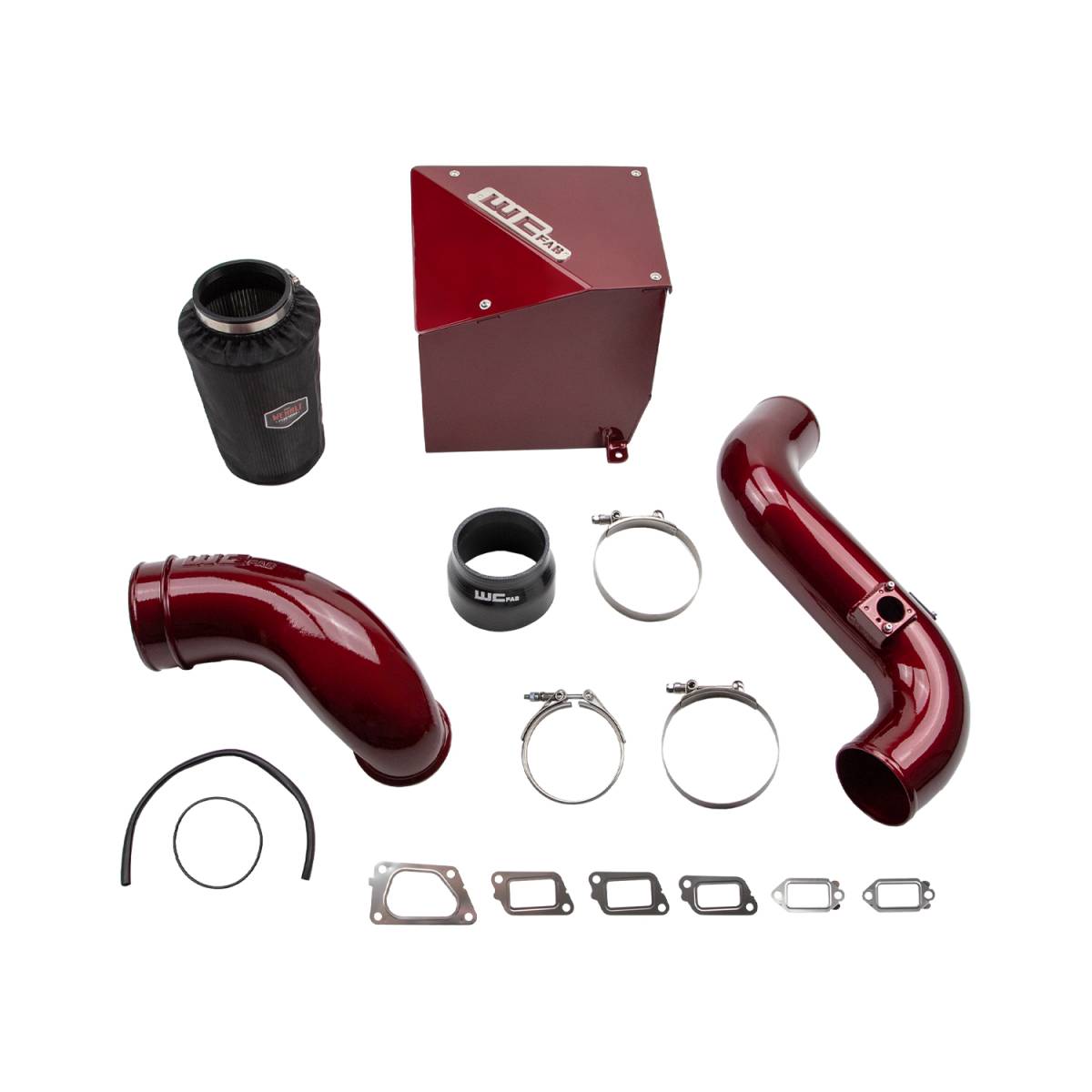 WCFab 2011-2016 LML Duramax 4" Intake Kit with Air Box Stage 2
