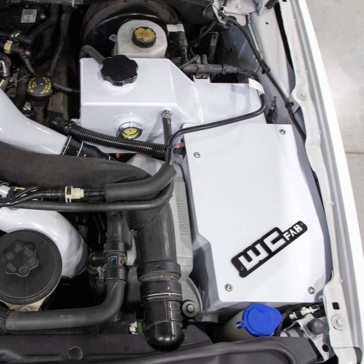 WCFab 2017-2024 6.7L Power Stroke Coolant Tank Kit with Battery Box