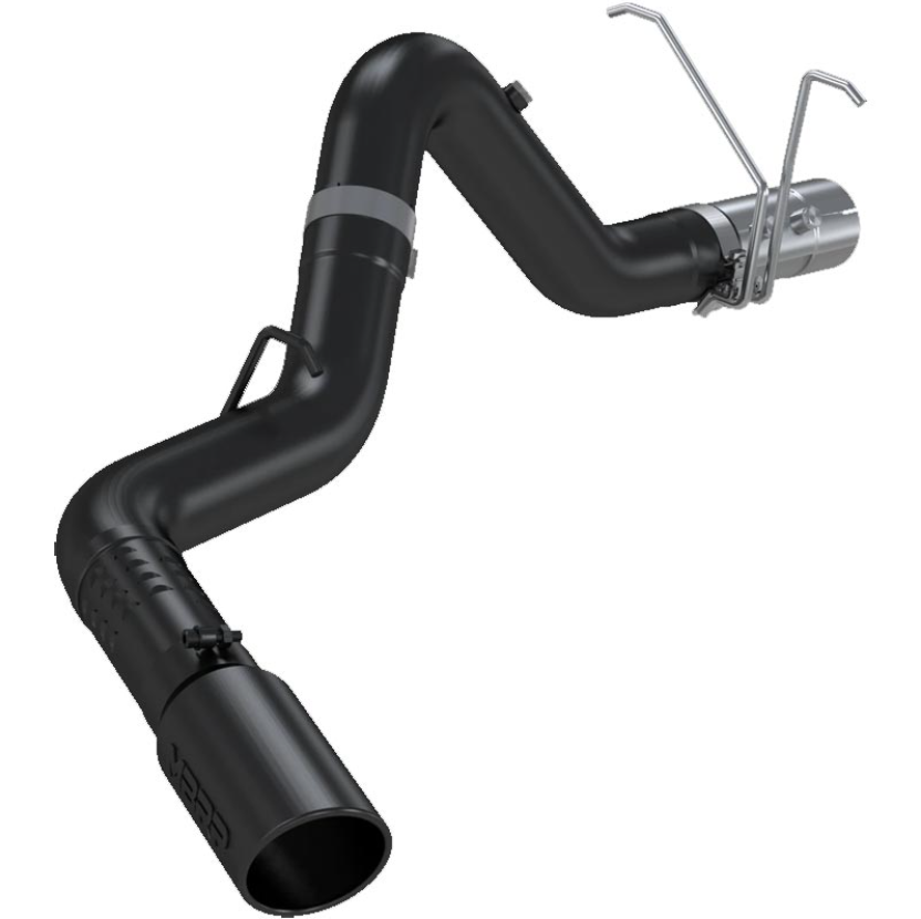 MBRP S6032BLK 4" BLACK SERIES FILTER-BACK EXHAUST SYSTEM (2011-2019 GM 6.6L DURAMAX LML/L5P)