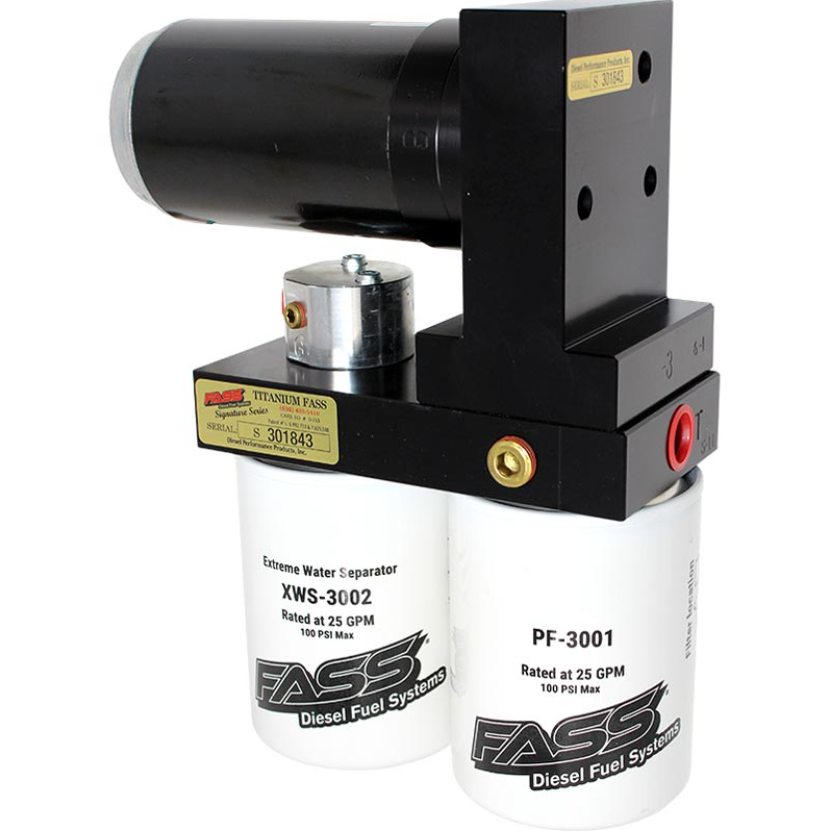 FASS TS C13 140G TITANIUM SIGNATURE SERIES 140GPH FUEL SYSTEM (2017-2019 GM 6.6L DURAMAX L5P (STOCK TO MODERATE - REQUIRES CUSTOM TUNING)