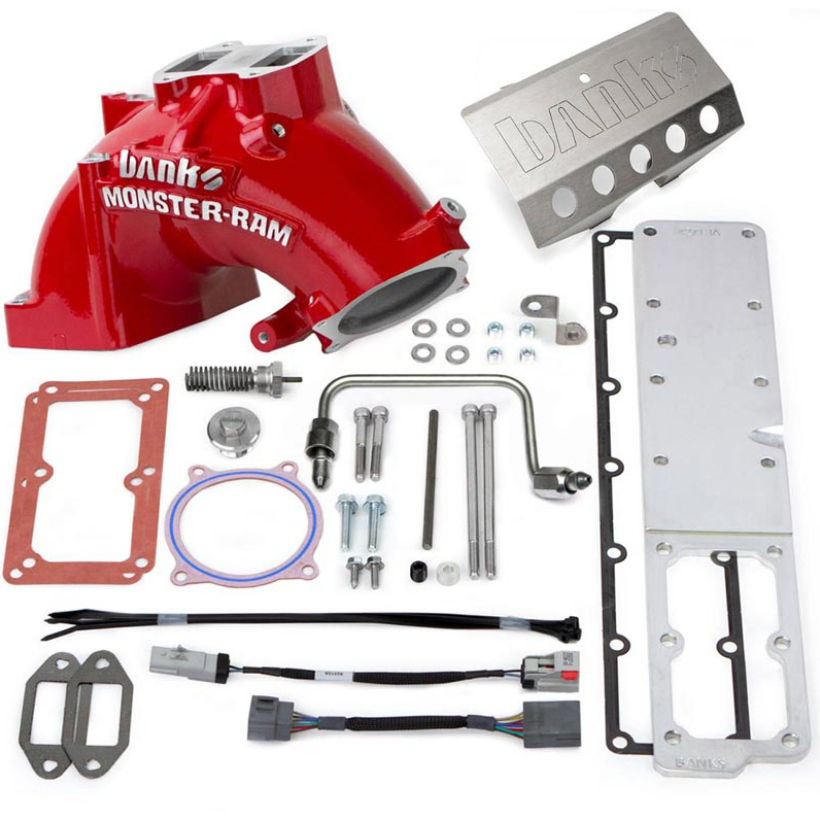 BANKS POWER MONSTER-RAM INTAKE WITH HEATER GRID & BILLET INTAKE PLATE