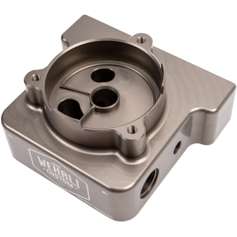 WEHRLI CUSTOM FAB WCF100361 DURAMAX FUEL FILTER HOUSING (LONG BED)