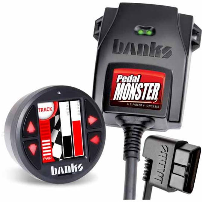 BANKS POWER 64322-C PEDALMONSTER KIT WITH IDASH 1.8 SUPERGAUGE