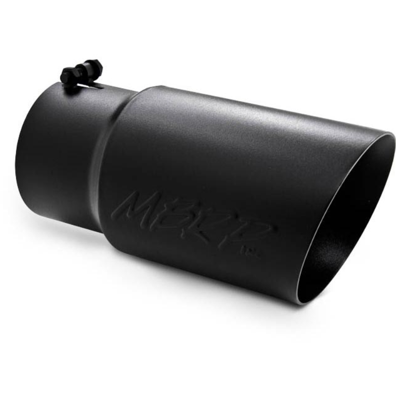 MBRP BLACK ANGLED EXHAUST TIP (5" INLET, 6"OUTLET) T5074BLK