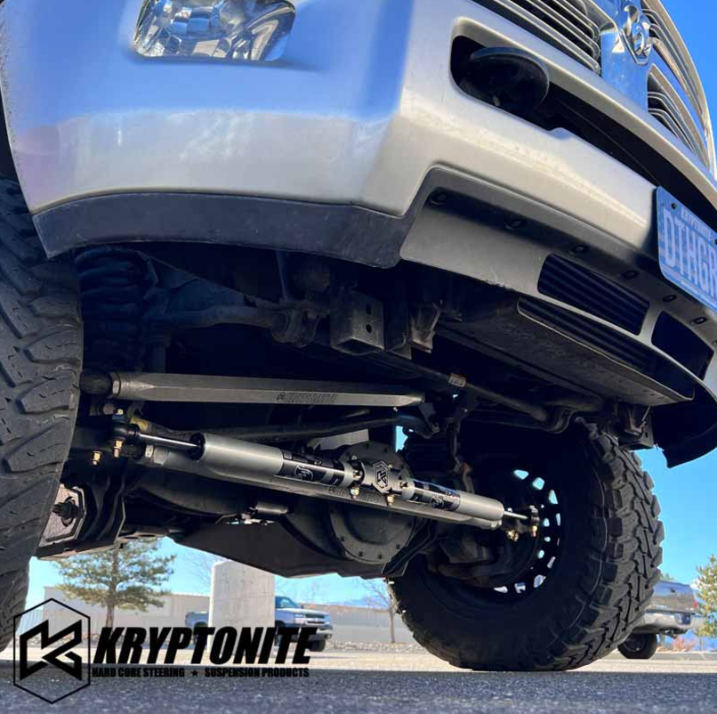 KRYPTONITE KRDSS14S DEATH GRIP DUAL STEERING STABILIZER KIT W/ FOX 2.0 SHOCKS