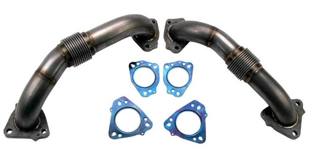 2017-2025 L5P Duramax 2" Stainless Up Pipe Kit for OEM or WCFab Manifolds w/ Gaskets