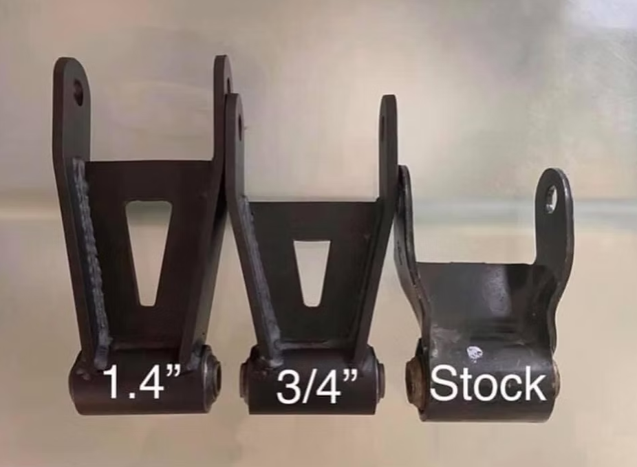 1.4" Drop Shackles for 2011-2019 Silverado Sierra 2500/3500HD