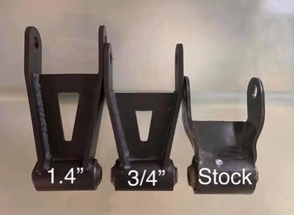 3/4" Drop Shackles for 2011-2025 Silverado Sierra 2500/3500HD